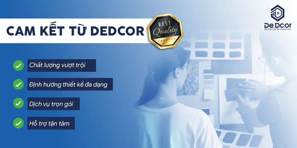Công ty thiết kế nội thất DeDcor kiến tạo không gian sống đẳng cấp