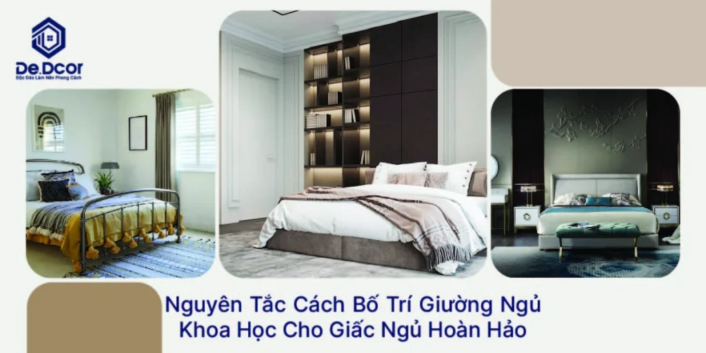 Nguyên Tắc Cách Bố Trí Giường Ngủ Khoa Học Cho Giấc Ngủ Hoàn Hảo