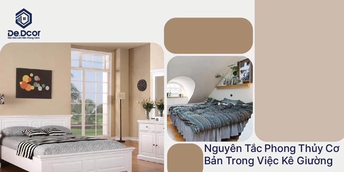 Nguyên Tắc Cách Bố Trí Giường Ngủ Khoa Học Cho Giấc Ngủ Hoàn Hảo