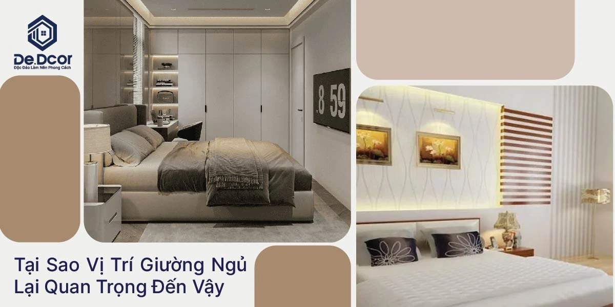 Nguyên Tắc Cách Bố Trí Giường Ngủ Khoa Học Cho Giấc Ngủ Hoàn Hảo