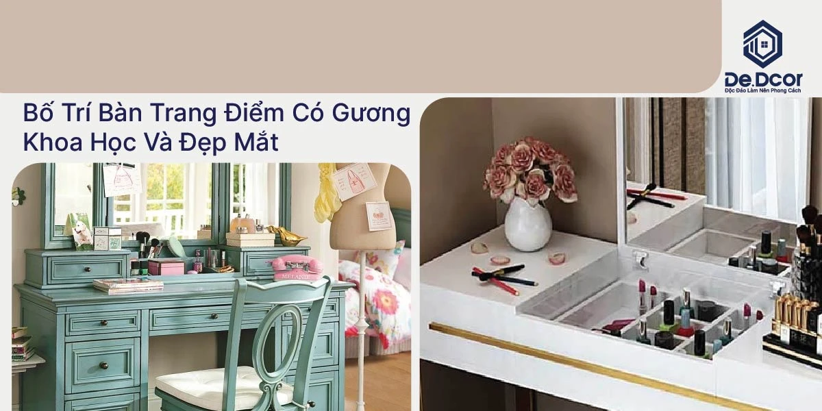 Bàn Trang Điểm Có Gương, Bước Chọn Lựa Hoàn Hảo Cho Không Gian Sống 2025