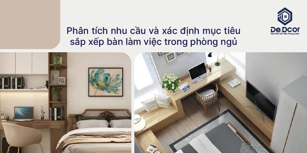 Bí Quyết Bố Trí Bàn Làm Việc Trong Phòng Ngủ Chuyên Nghiệp Năm 2025