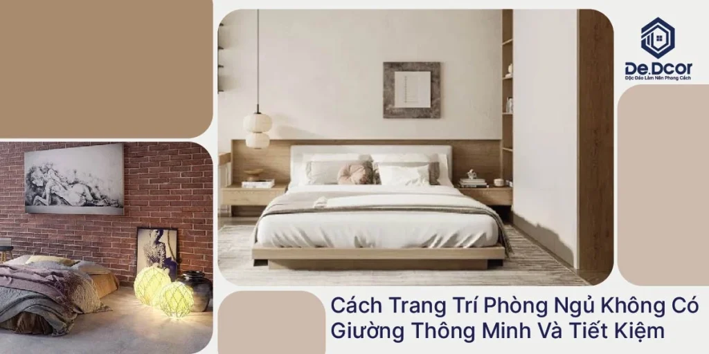 Cách Trang Trí Phòng Ngủ Không Có Giường Thông Minh Và Tiết Kiệm