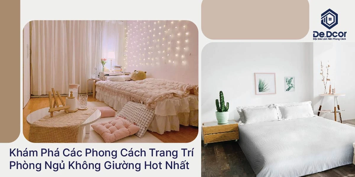 Cách Trang Trí Phòng Ngủ Không Có Giường Thông Minh Và Tiết Kiệm