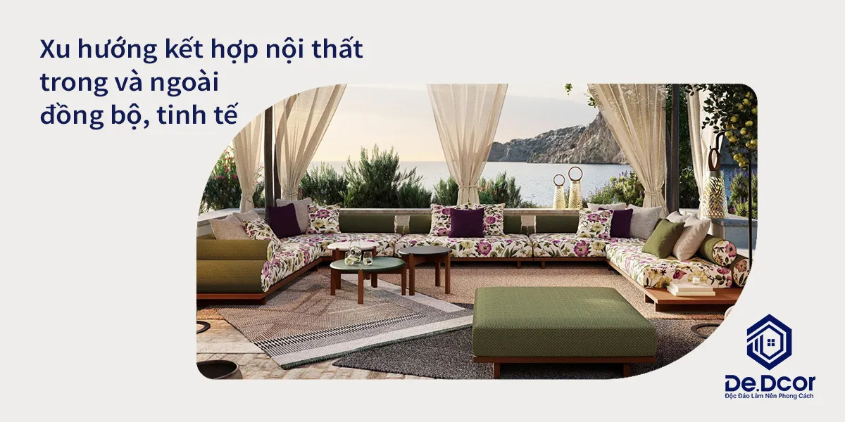 Nội thất trong nhà và nội thất ngoài trời khác nhau như thế nào?