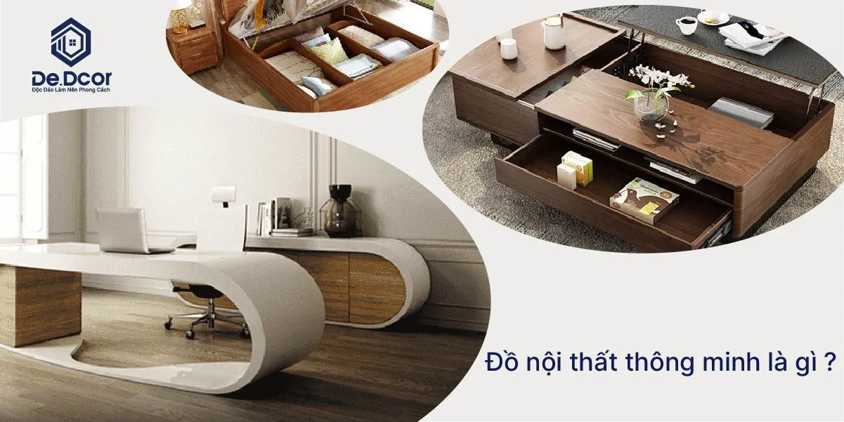 Đồ nội thất thông minh một trong những tối ưu cho không gian sống hiện đại