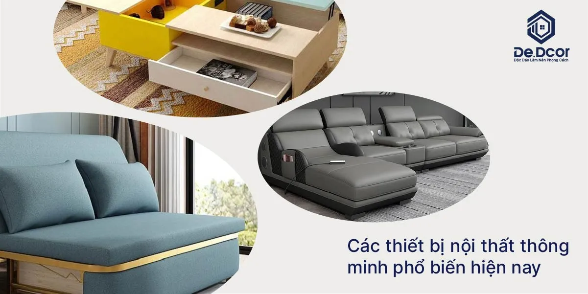 Đồ nội thất thông minh một trong những tối ưu cho không gian sống hiện đại