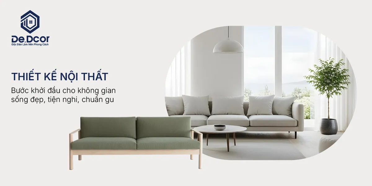 Thiết kế nội thất, bước khởi đầu cho không gian sống đẹp, tiện nghi, chuẩn gu