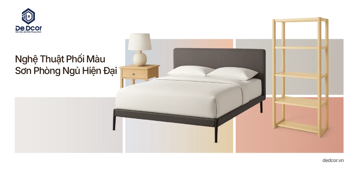Top 25+ Màu Sơn Phòng Ngủ Đẹp 2025, Chọn Màu Hoàn Hảo Cho Không Gian Riêng Tư