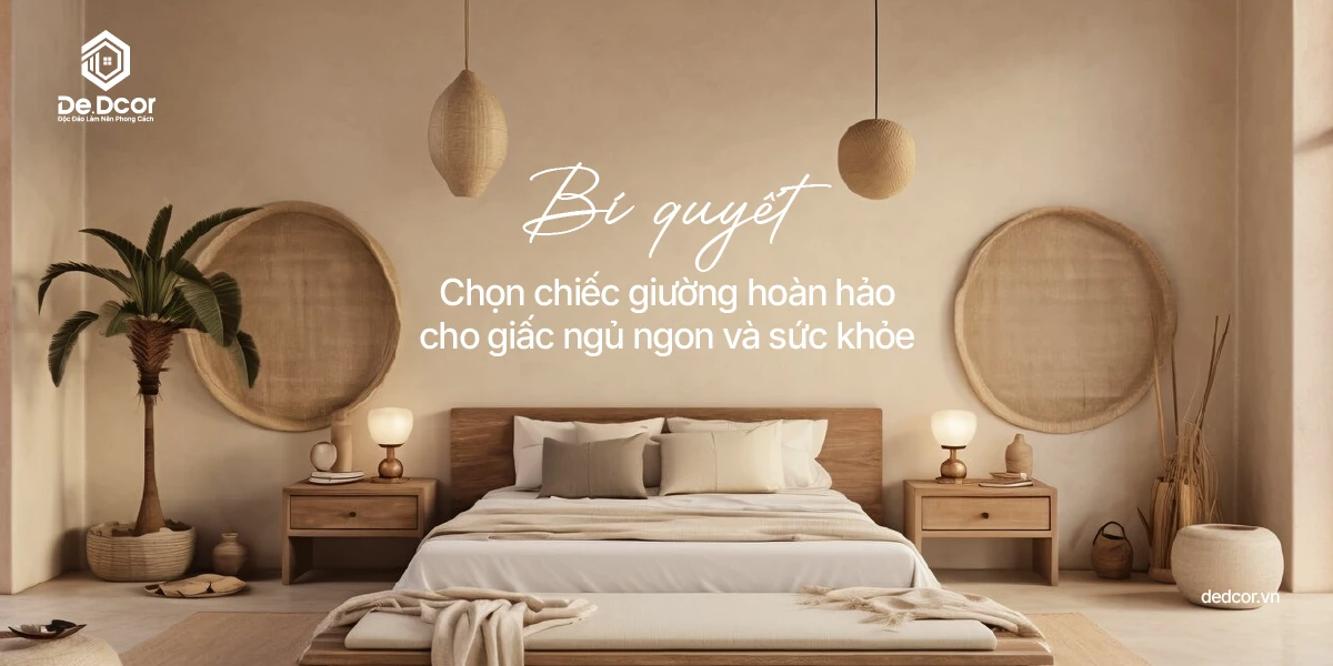 Bí Quyết Chọn Chiếc Giường Hoàn Hảo Cho Giấc Ngủ Ngon Và Sức Khỏe Tối Ưu