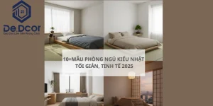 10+ Mẫu Phòng Ngủ Kiểu Nhật Tối Giản, Tinh Tế (Xu Hướng 2025)