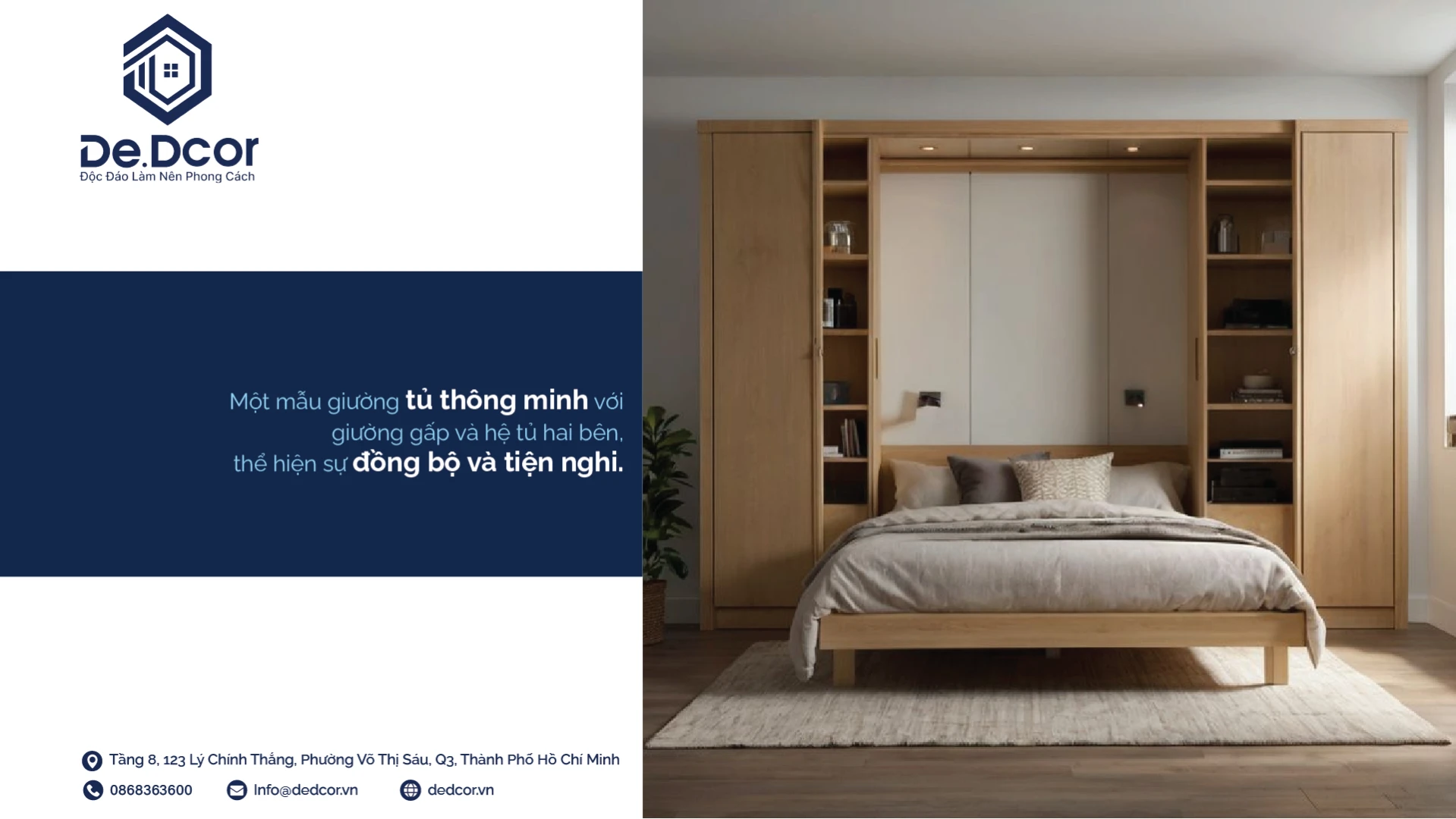 Khám Phá Giường Thông Minh: Nội Thất Đa Năng Cho Phòng Ngủ Tiện Nghi, Gọn Gàng