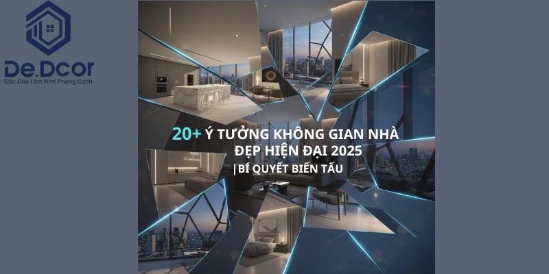 20+ Ý Tưởng Không Gian Nhà Đẹp Hiện Đại 2025 | Bí Quyết Biến Tấu