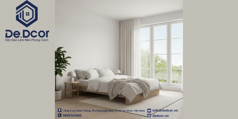 Thiết Kế Phòng Ngủ 25m2: 10+ Mẫu Đẹp Hiện Đại & Tiện Nghi 2025