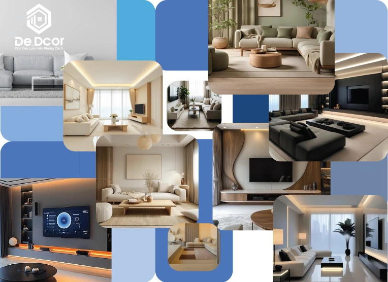 Xu Hướng Decor Phòng Khách 2025: 10+ Ý Tưởng Đơn Giản Mà Đẹp