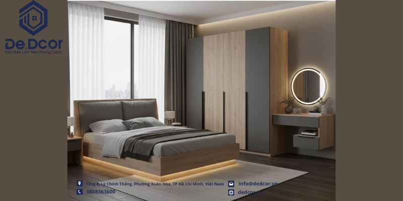 15+ Mẫu Combo Nội Thất Giường Tủ Hiện Đại, Giá Rẻ 2025
