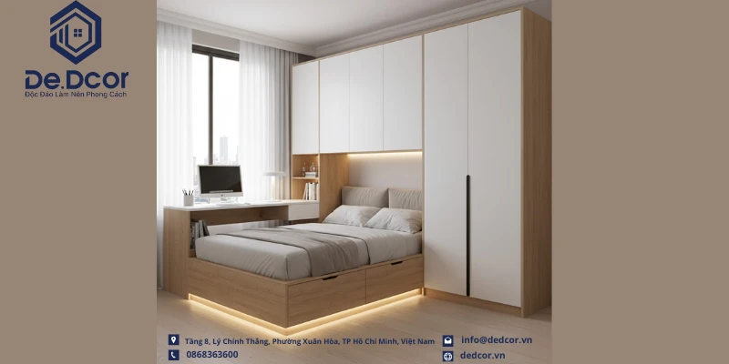 15+ Mẫu Combo Nội Thất Giường Tủ Hiện Đại, Giá Rẻ 2025