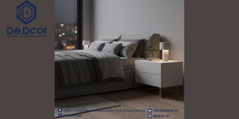 Tủ Đầu Giường Giá Rẻ 2025: 20+ Mẫu Hiện Đại, Mini | Giao Toàn Quốc