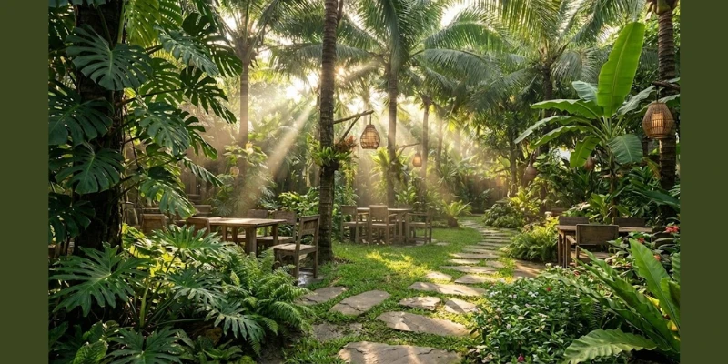 Thiết Kế Quán Cafe Sân Vườn: Báo Giá & Ý Tưởng "Chữa Lành" Hút Khách 2025 1 Thiết Kế Quán Cafe Sân Vườn: Báo Giá & Ý Tưởng “Chữa Lành” Hút Khách 2025