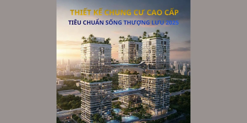 Thiết Kế Chung Cư Cao Cấp: Tiêu Chuẩn Sống Thượng Lưu 2025