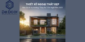 Thiết Kế Ngoại Thất Đẹp: Báo Giá & Xu Hướng “Thay Áo” Cho Ngôi Nhà 2025