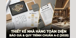 Thiết Kế Nhà Hàng Toàn Diện: Báo Giá & Quy Trình Chuẩn A-Z (2025)