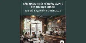 Cẩm nang Thiết kế quán cafe đẹp hút khách: Báo giá & Quy trình chuẩn 2025
