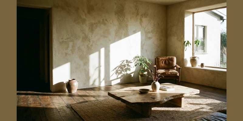 Xu hướng Thiết kế Homestay phong cách Wabi Sabi 2026: Tìm về sự Tĩnh lặng & Chữa lành