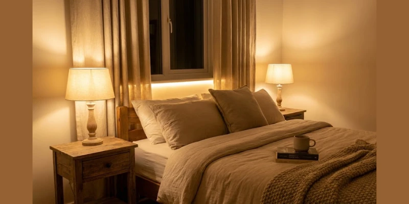 Thiết kế phòng ngủ Homestay 2026: Bí quyết chọn Nệm êm & Ánh sáng chuẩn