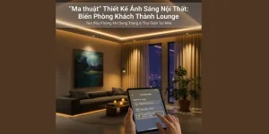 “Ma thuật” Thiết Kế Ánh Sáng Nội Thất: Biến Phòng Khách Thành Lounge