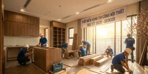 Tại sao Thi công nội thất sau Tết là “Thời điểm vàng” 2026?