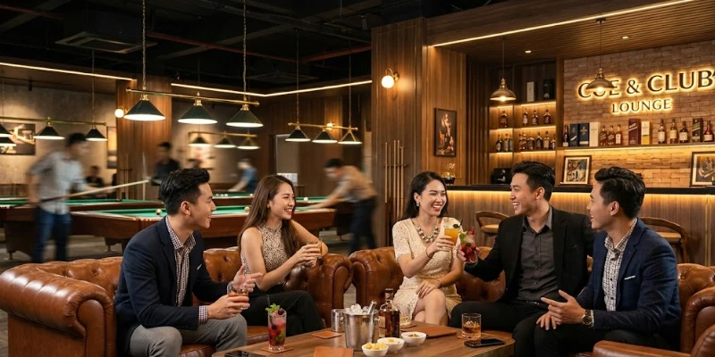 Cuộc “Cách mạng” Billiards 2026: Thiết Kế Quán Bida VIP Chuẩn Lounge