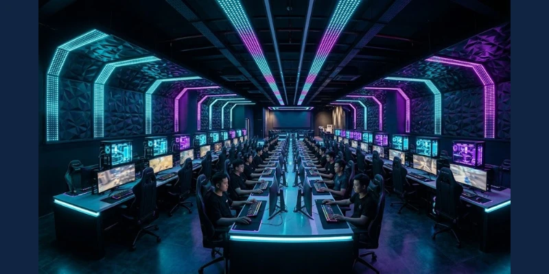 Thiết Kế Phòng Game Cao Cấp 4.0: Đẳng Cấp & Công Thái Học 1 Thiết Kế Phòng Game Cao Cấp 4.0: Đẳng Cấp & Công Thái Học