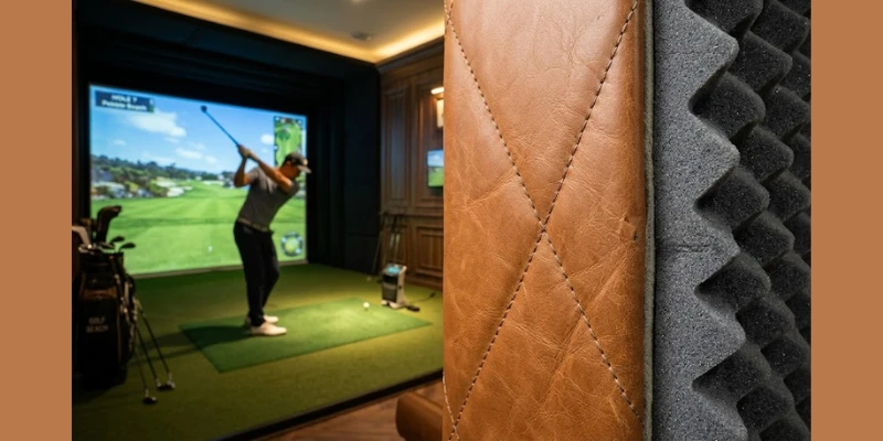 Thiết Kế Phòng Golf 3D Tại Gia & Cigar Lounge Biệt Thự