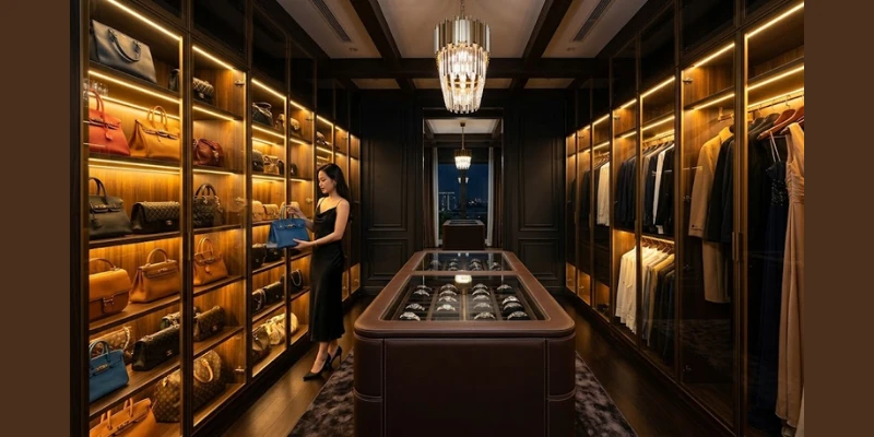 Thiết Kế Walk-in Closet: Phòng Thay Đồ Triệu Đô Kính Thông Minh