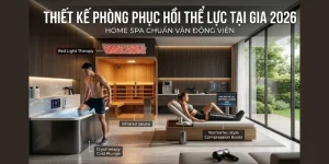 Thiết Kế Phòng Phục Hồi Thể Lực Tại Gia 2026: Home Spa Chuẩn Vận Động Viên