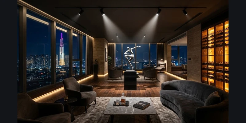Giải Pháp Ánh Sáng Nội Thất Biệt Thự 2026: Đỉnh Cao Kỹ Thuật Rim Light
