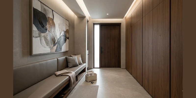 Thiết Kế Tiền Sảnh Biệt Thự Hiện Đại: Mudroom 2.0 Khử Khuẩn Đỉnh Cao