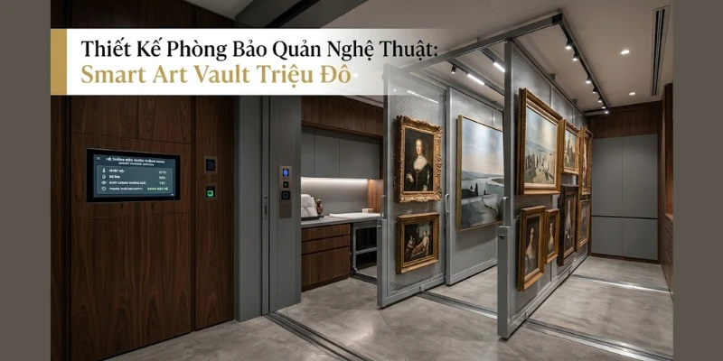 Thiết Kế Phòng Bảo Quản Nghệ Thuật: Smart Art Vault Triệu Đô