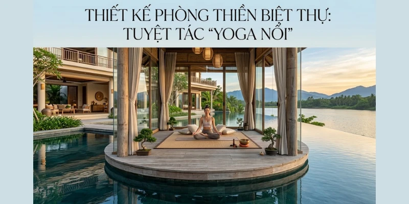 Thiết Kế Phòng Thiền Biệt Thự: Tuyệt Tác "Yoga Nổi"