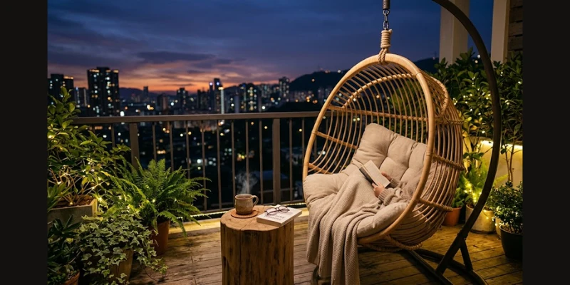 Thiết Kế Ban Công Chung Cư Cao Cấp: Cực Phẩm “Biophilic Healing”