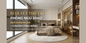 Bí Quyết Thiết Kế Phòng Ngủ 20m2 Đẹp Mãn Nhãn, Chuẩn Công Năng