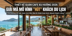 Thiết Kế Quán Cafe Xu Hướng 2026: Giải Mã Mô Hình “Hút” Khách Du Lịch