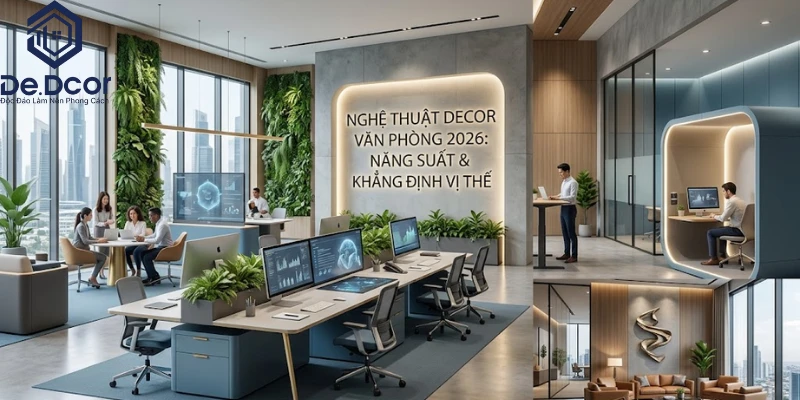 Nghệ Thuật Decor Văn Phòng 2026: Năng Suất & Khẳng Định Vị Thế