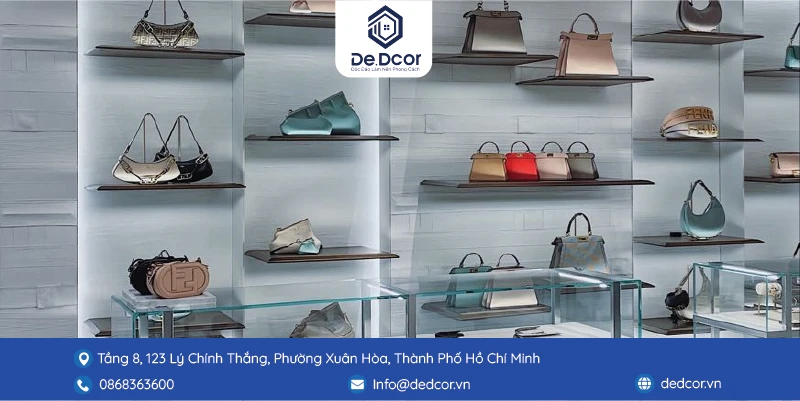 Thiết Kế Shop Túi Thời Trang: Biến Không Gian Thành Showroom Xa Xỉ 2 Thiết Kế Shop Túi Thời Trang: Biến Không Gian Thành Showroom Xa Xỉ