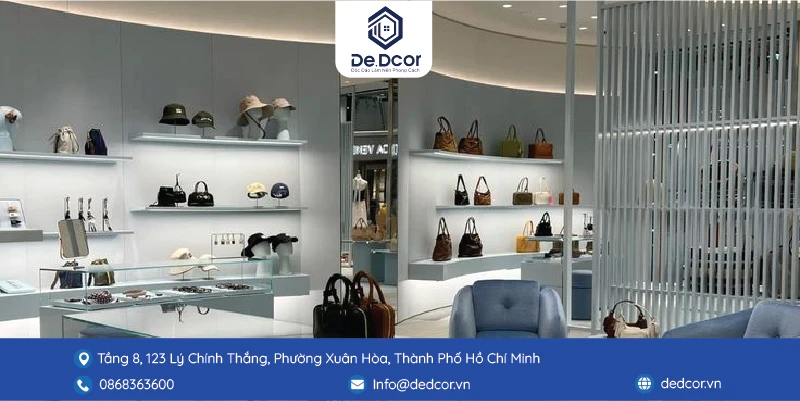 Thiết Kế Shop Túi Thời Trang: Biến Không Gian Thành Showroom Xa Xỉ 4 Thiết Kế Shop Túi Thời Trang: Biến Không Gian Thành Showroom Xa Xỉ