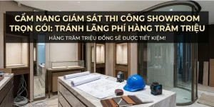 Cẩm Nang Giám Sát Thi Công Showroom Trọn Gói: Tránh Lãng Phí Hàng Trăm Triệu