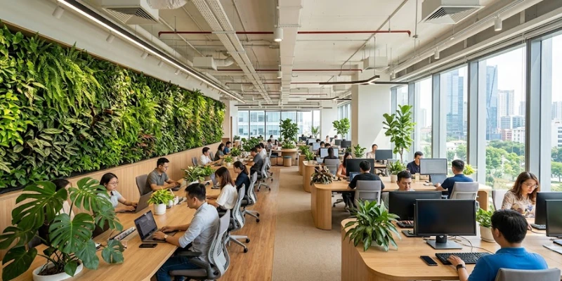 Xu Hướng Thiết Kế Nội Thất Văn Phòng Mở 2026 Bứt Phá Năng Suất