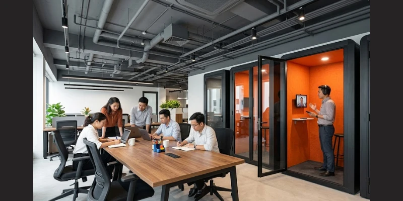 Xu Hướng Thiết Kế Nội Thất Văn Phòng Mở 2026 Bứt Phá Năng Suất