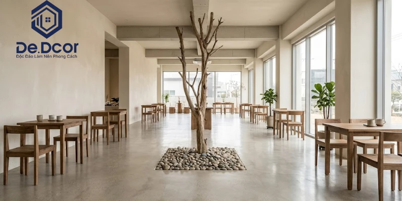 Tuyệt Chiêu Decor Quán Cafe Phong Cách Wabi-Sabi Thô Mộc 3 Tuyệt Chiêu Decor Quán Cafe Phong Cách Wabi-Sabi Thô Mộc